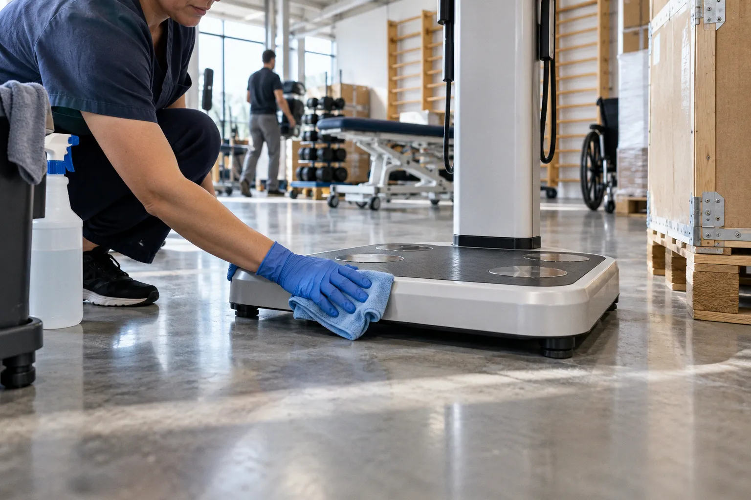 Désinfection des appareils de fitness : les bons réflexes