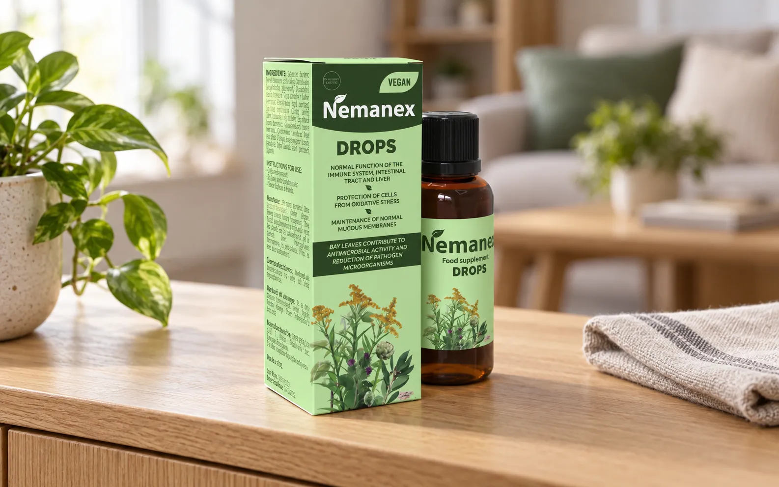 Nemanex Cystitis — le produit au quotidien