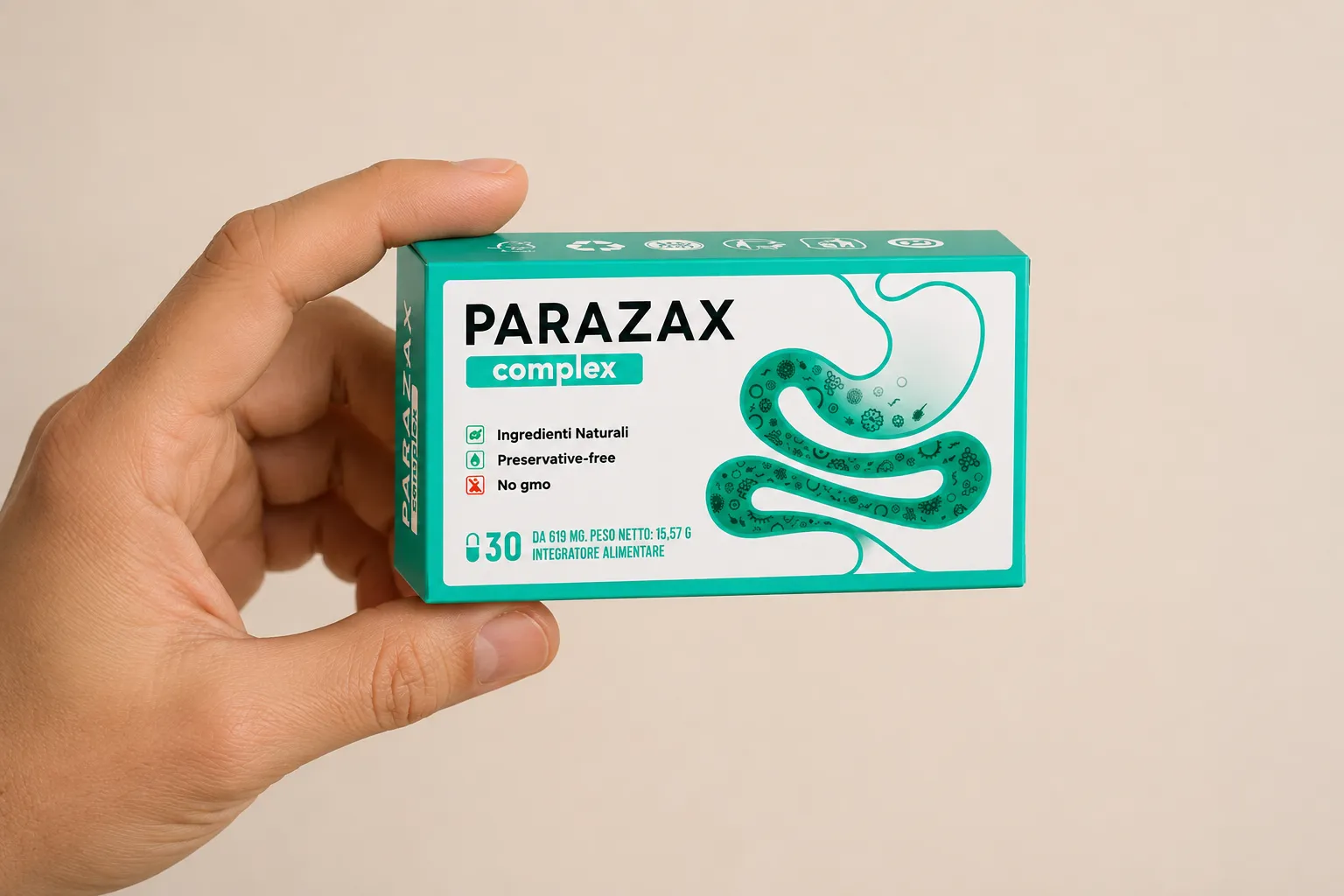 Parazax Complex — le produit en main