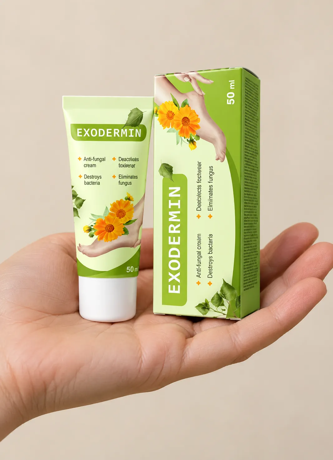 Exodermin — le produit en main