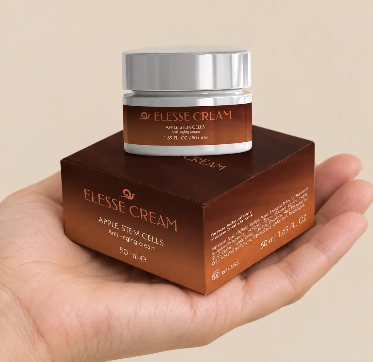 Elesse Cream — le produit en main