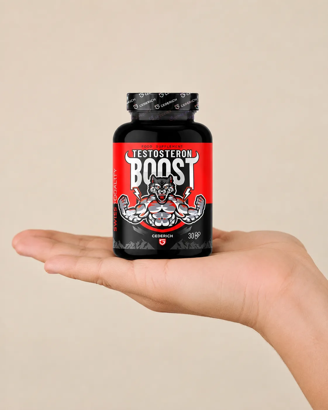 Testosteron Boost — le produit en main