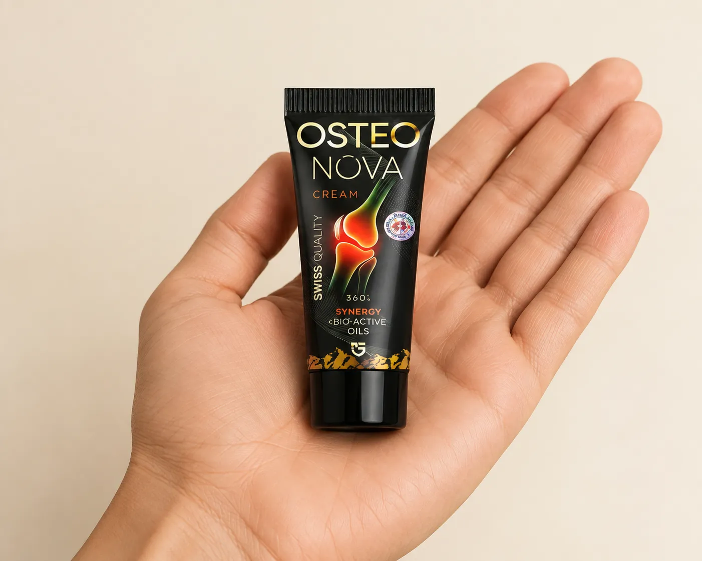 OsteoNova cream — le produit en main