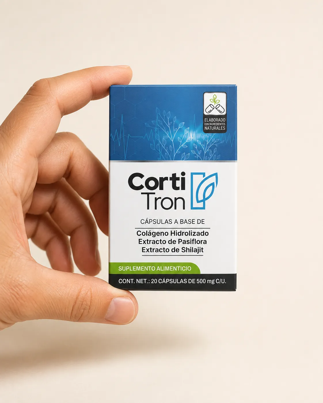 Cortitron — le produit en main