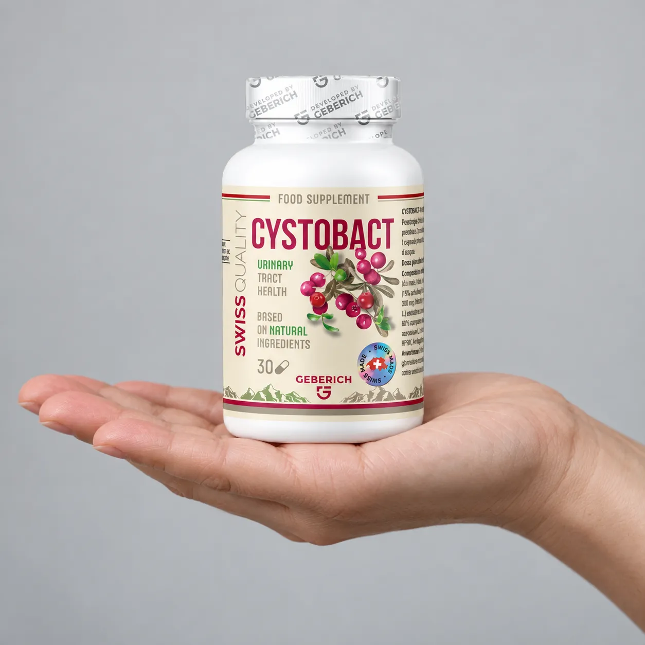 CYSTOBACT — le produit en main