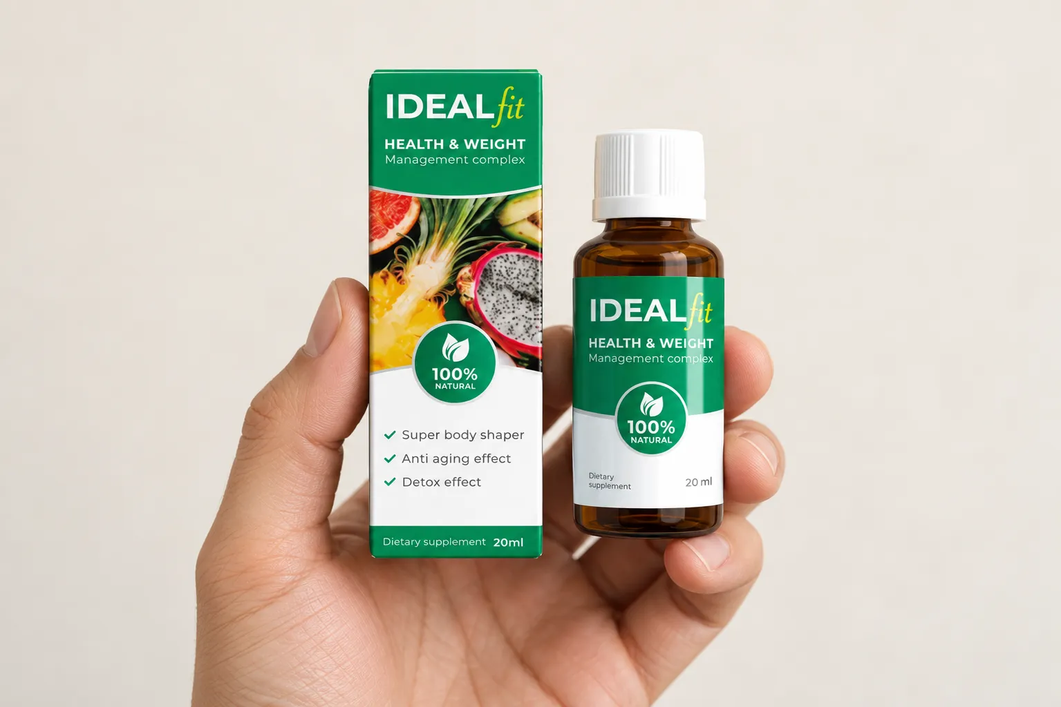 IdealFit — le produit en main
