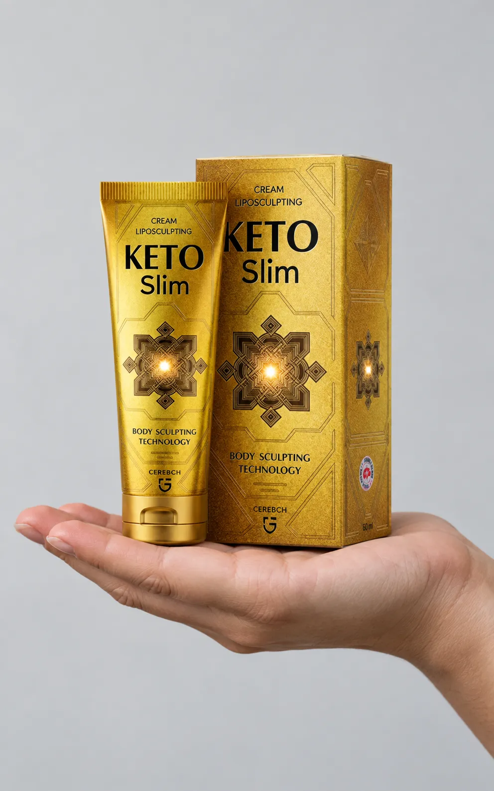 KetoSlim cream — le produit en main