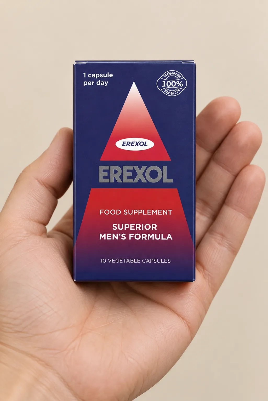 Erexol — le produit en main