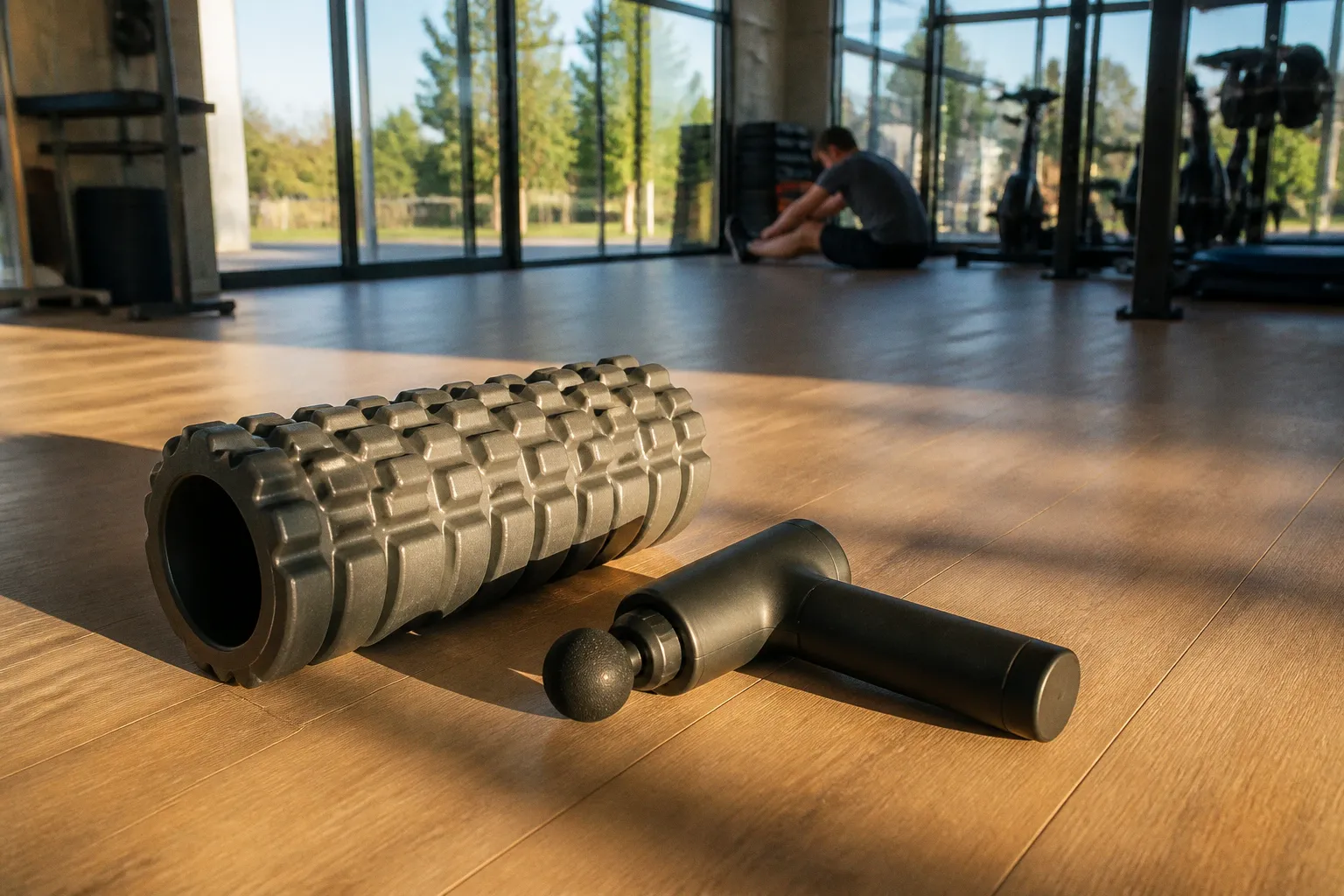Pistolet de massage ou foam roller contre les courbatures