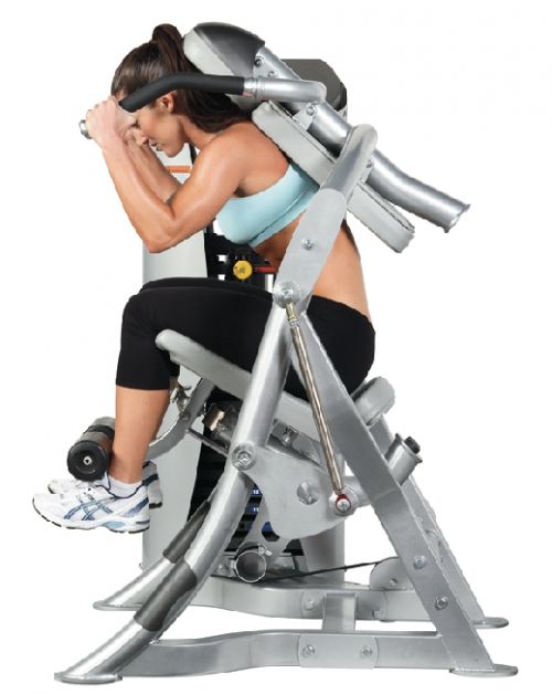 Exercice de musculation abdos haut : machine abdos 